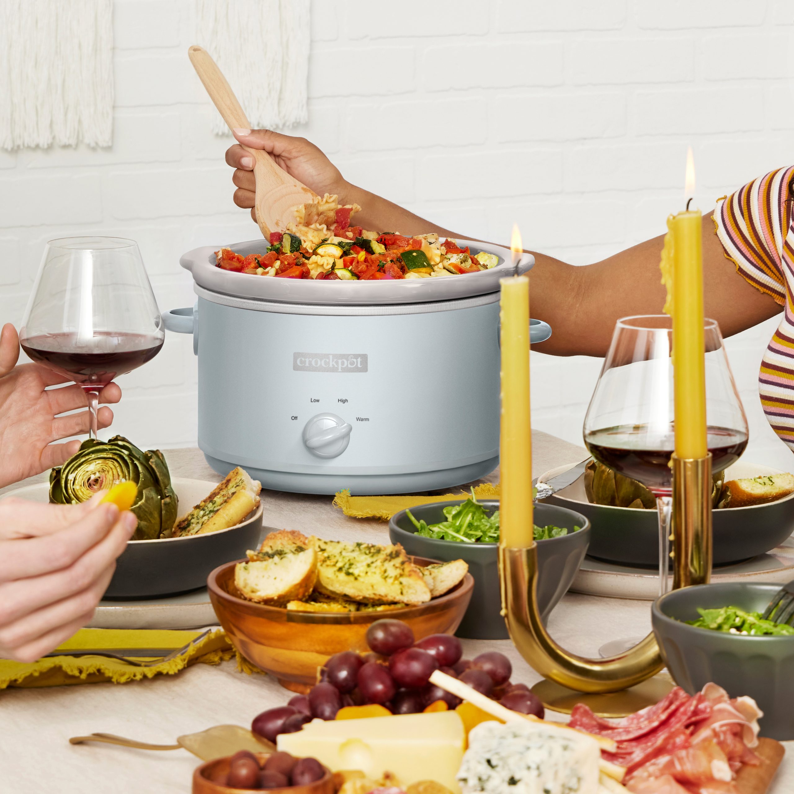 Crock-Pot® Manual Design Series 4.5 Quart Slow Cooker, Macaroon Blue - Image 6