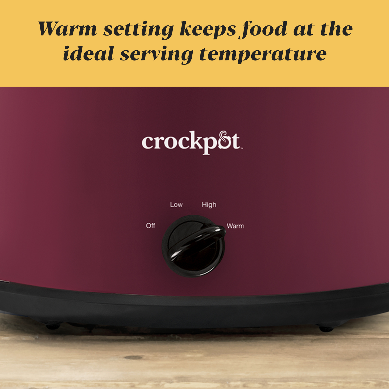 Crock-Pot® Manual 8-Quart Slow Cooker, Rhubarb - Image 5
