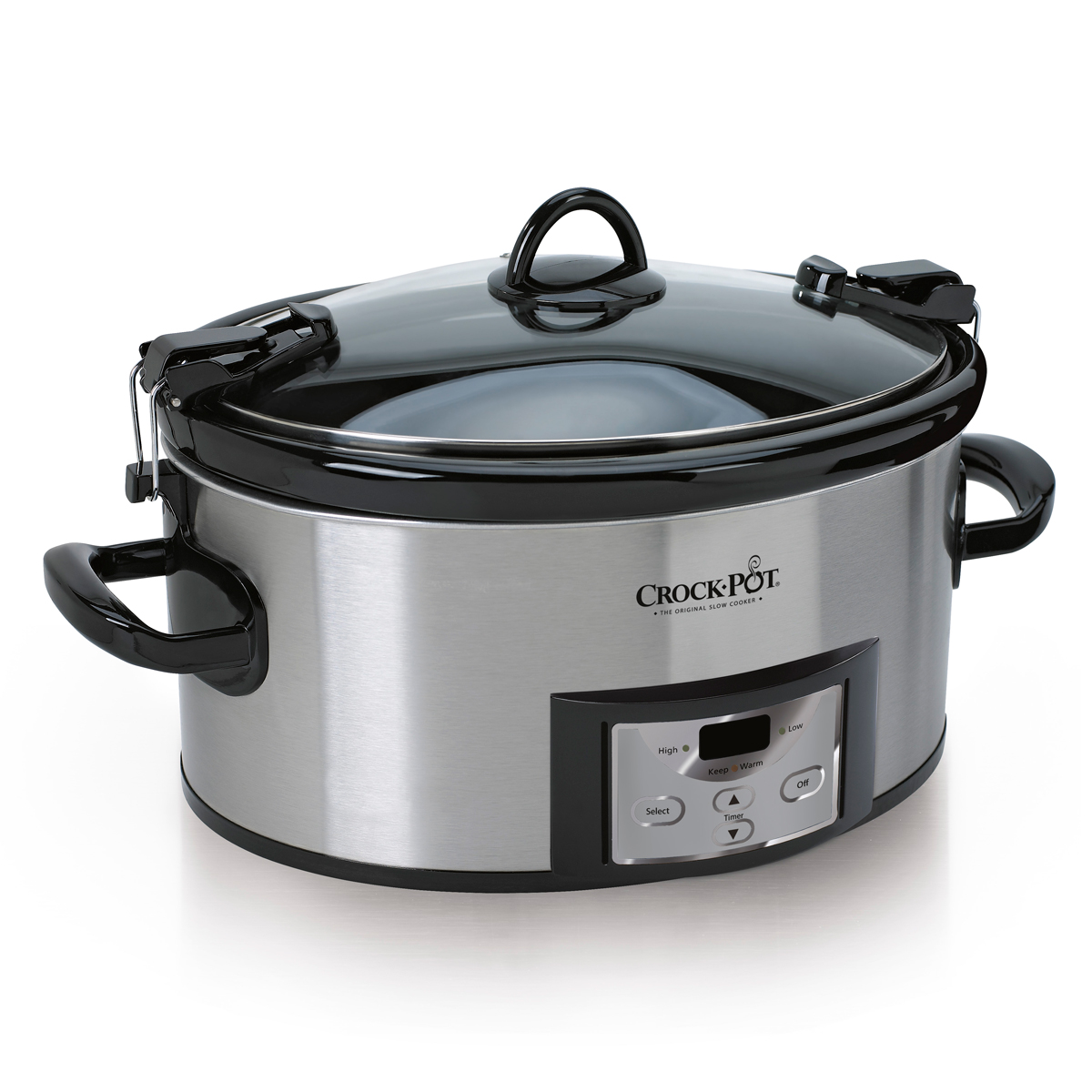 Crock-Pot® Programmable 6.0-Quart Cook & Carry® Slow Cooker, Stainless Steel - Image 2