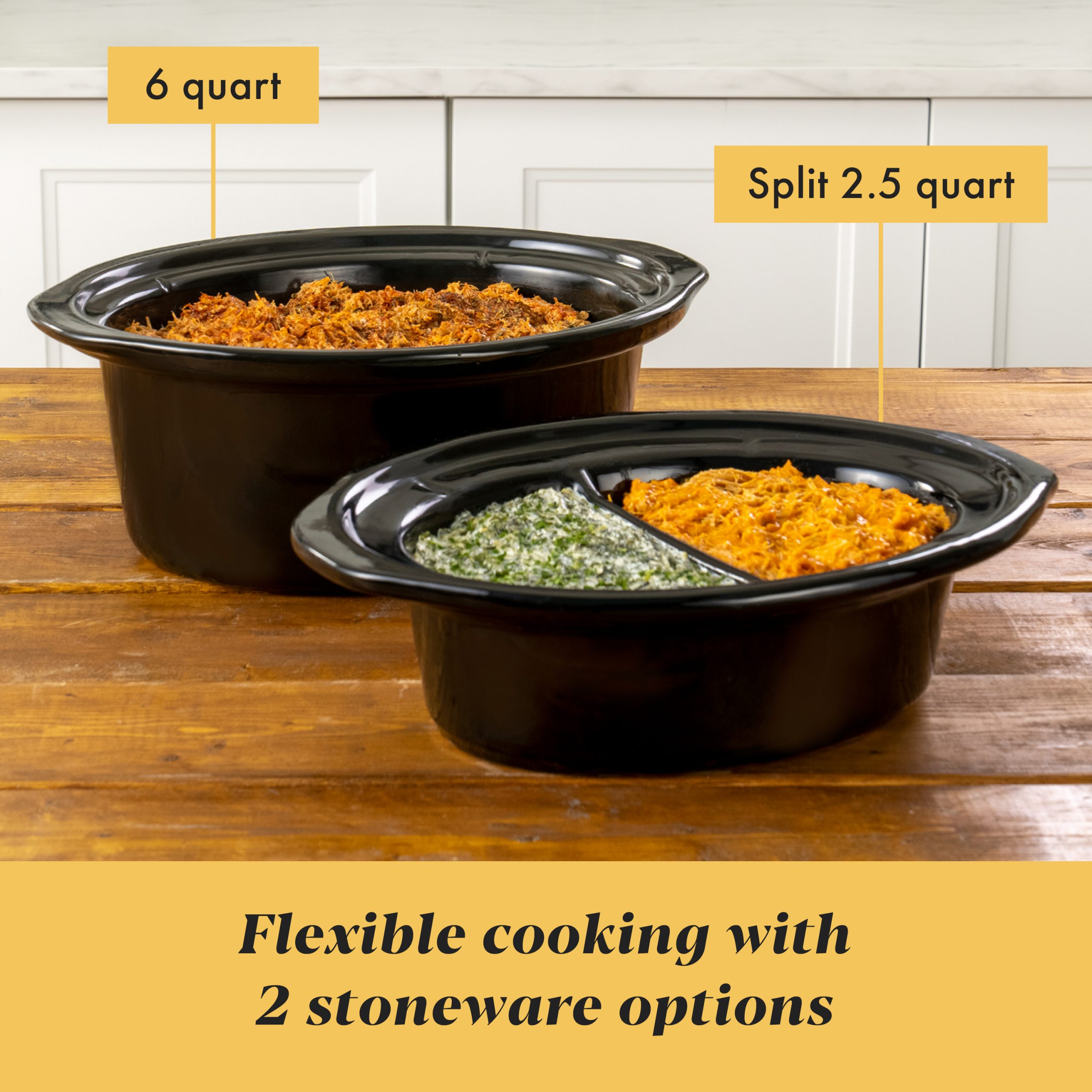 Crock-Pot® Programmable Choose-a-Crock Slow Cooker, Stainless Steel - Image 2