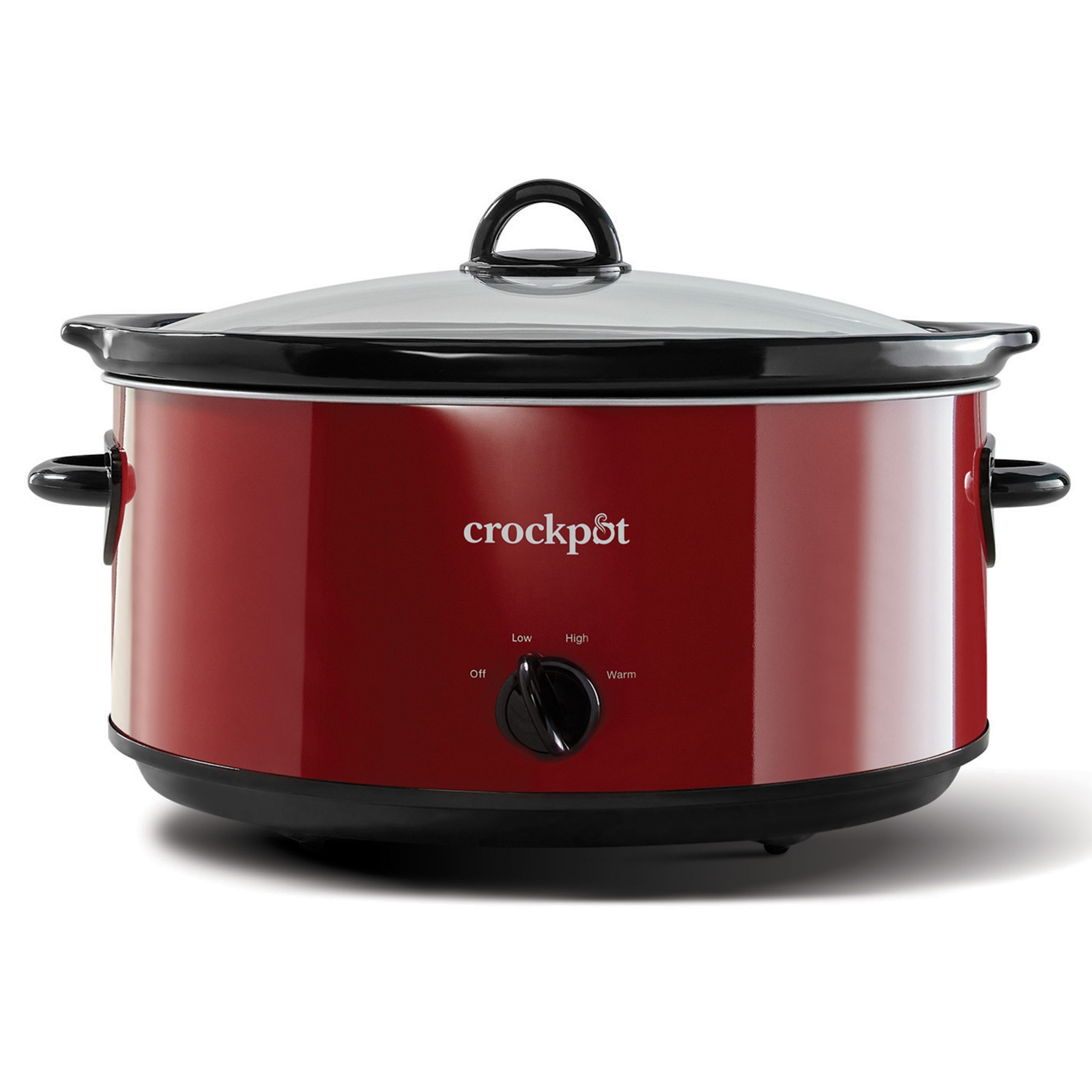 Crock-Pot® Manual 8-Quart Slow Cooker, Red Polished
