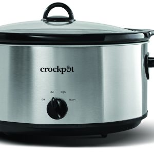 Crock-Pot® Manual 8-Quart Slow Cooker, Stainless Steel