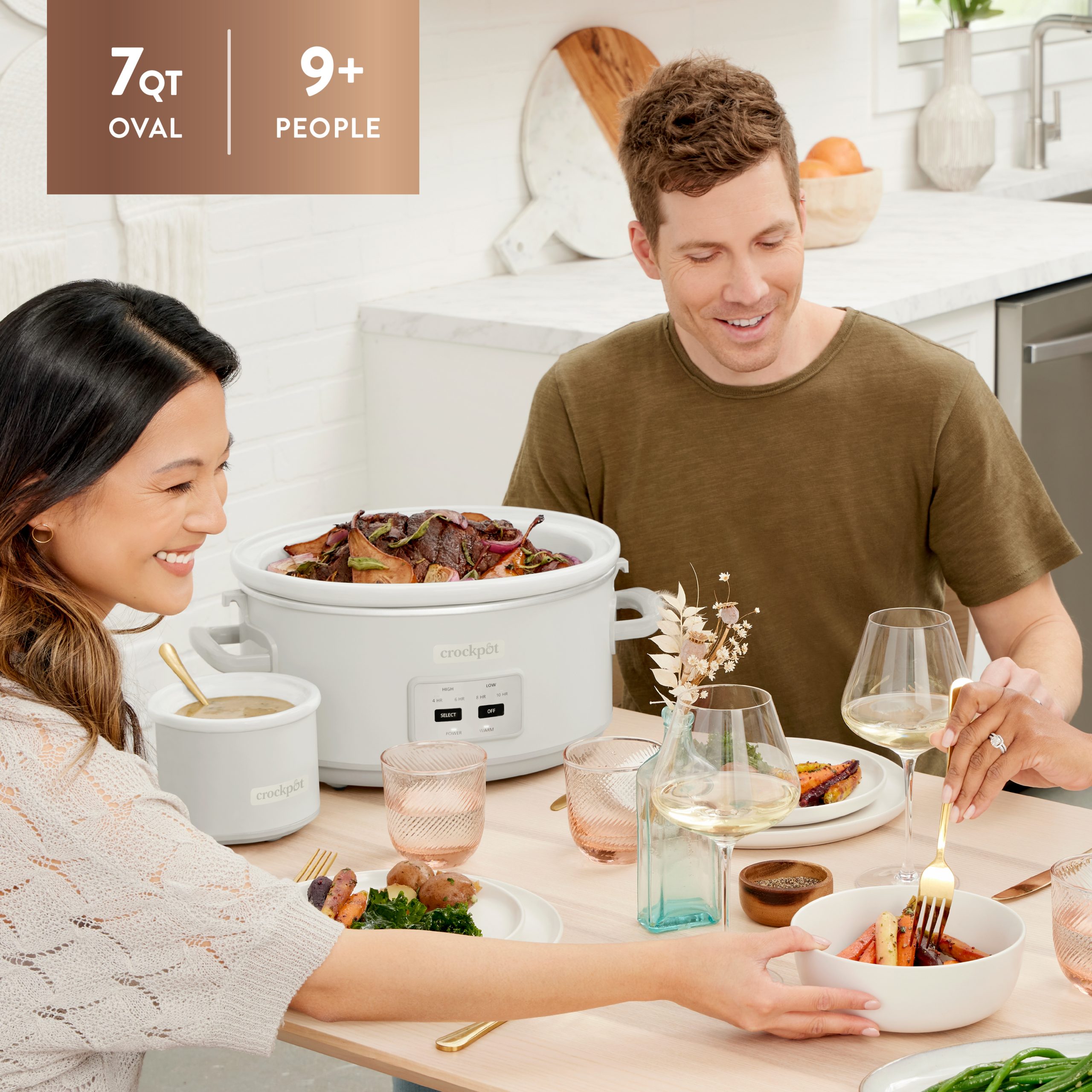 Crock-Pot® 7-Quart Cook & Carry® Slow Cooker, Mushroom - Image 6