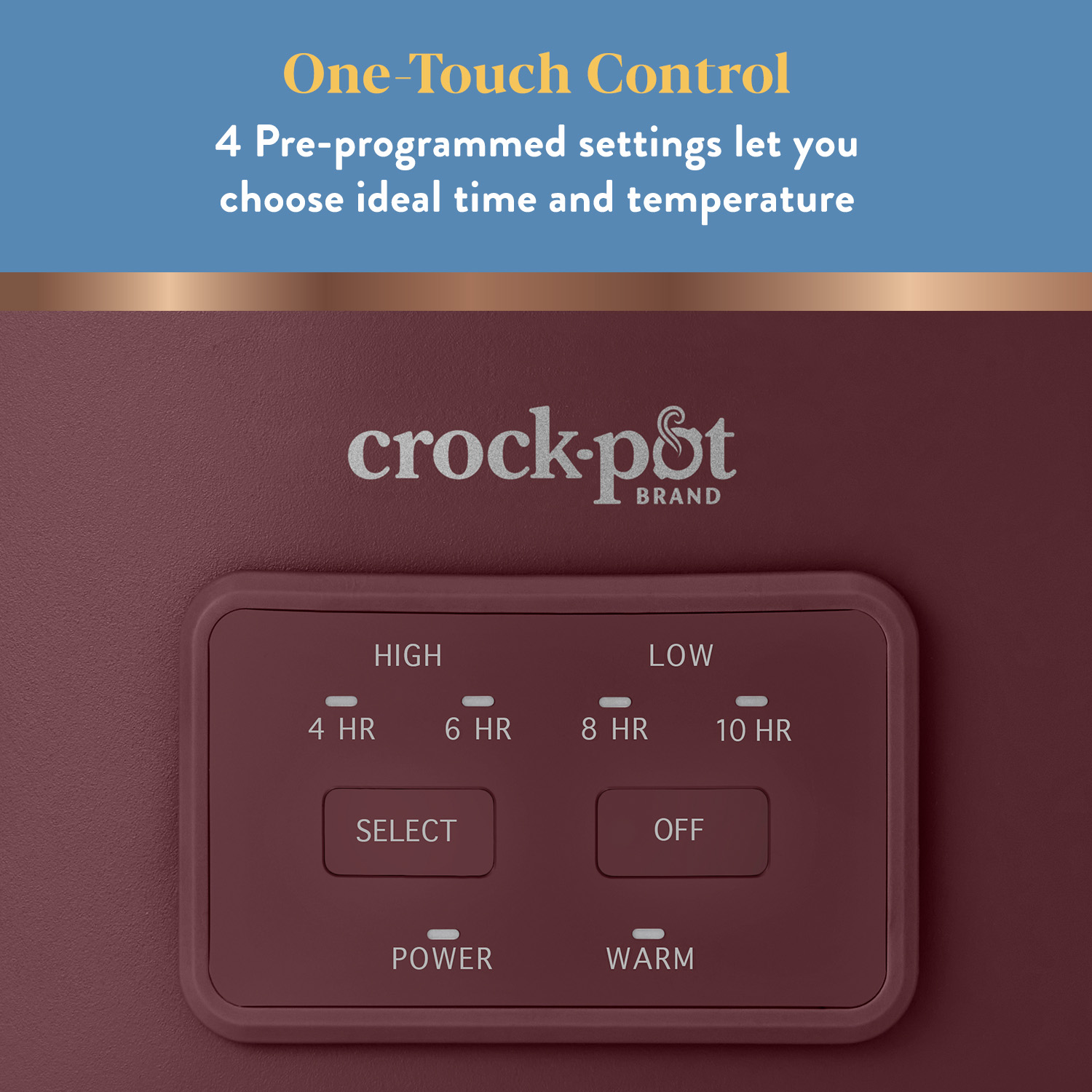 Crock-Pot® 6 Qt. Cook & Carry Programmable Slow Cooker, Lambrusco - Image 3