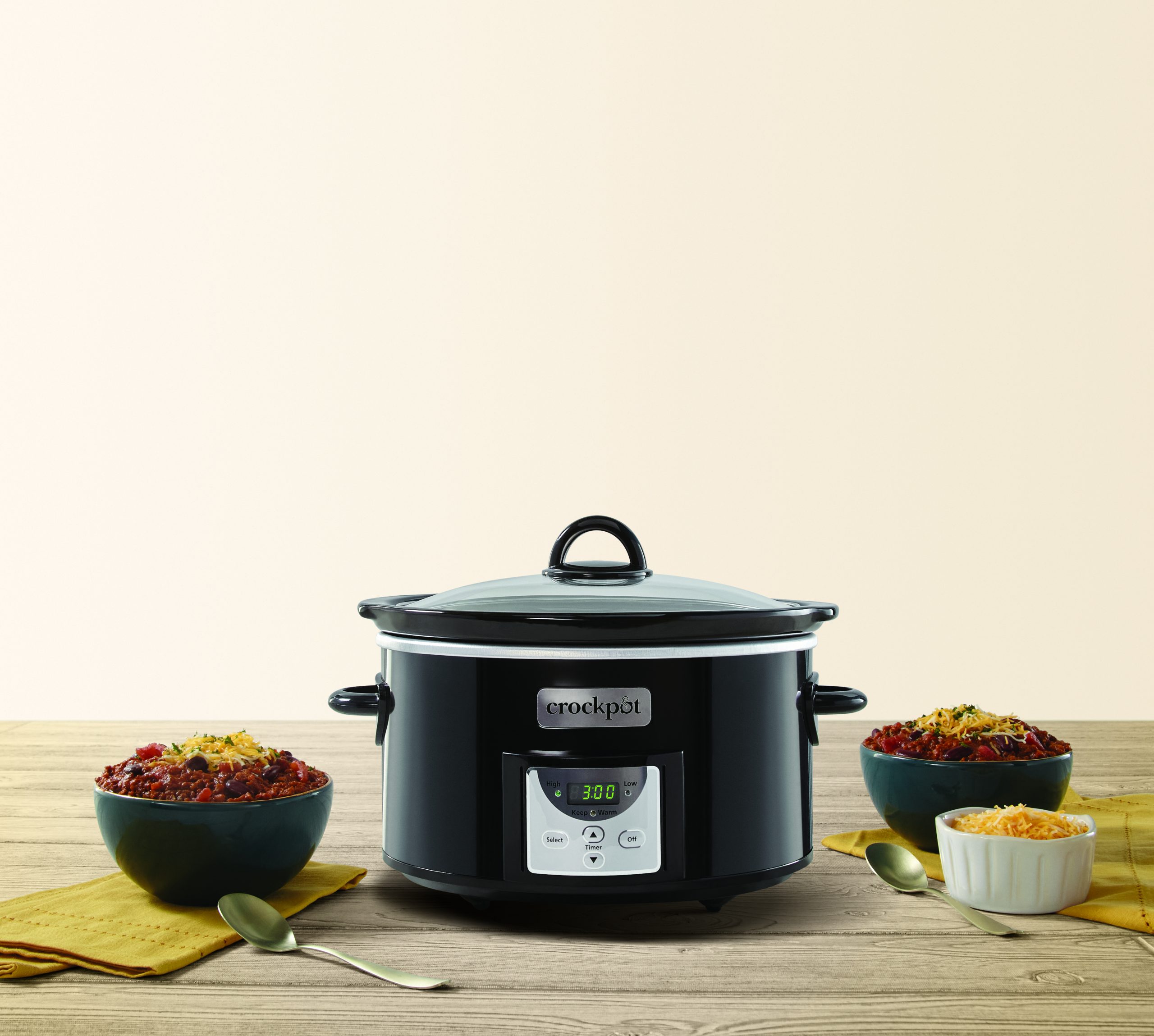 Crock-Pot® 4-Quart Digital Countdown Slow Cooker, Black - Image 2