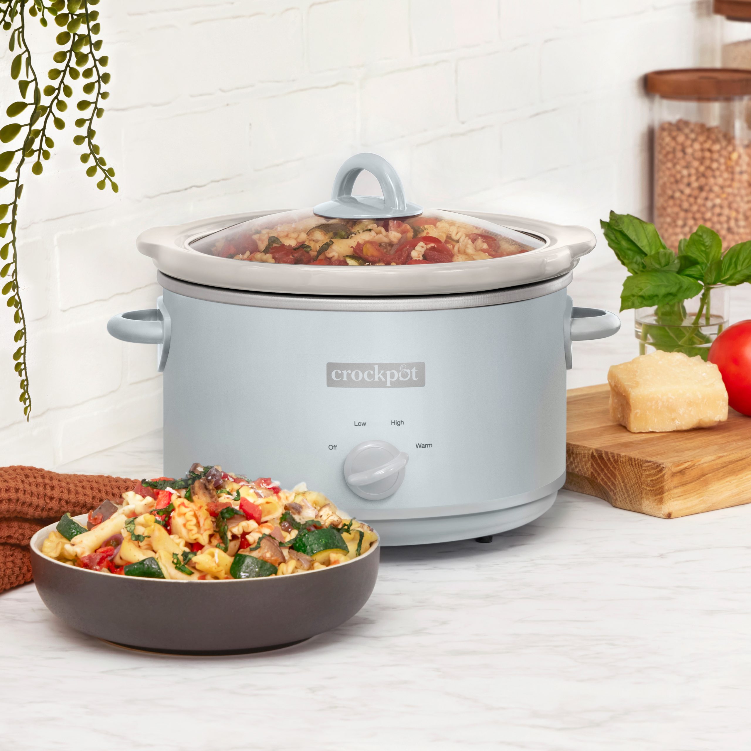 Crock-Pot® Manual Design Series 4.5 Quart Slow Cooker, Macaroon Blue - Image 4