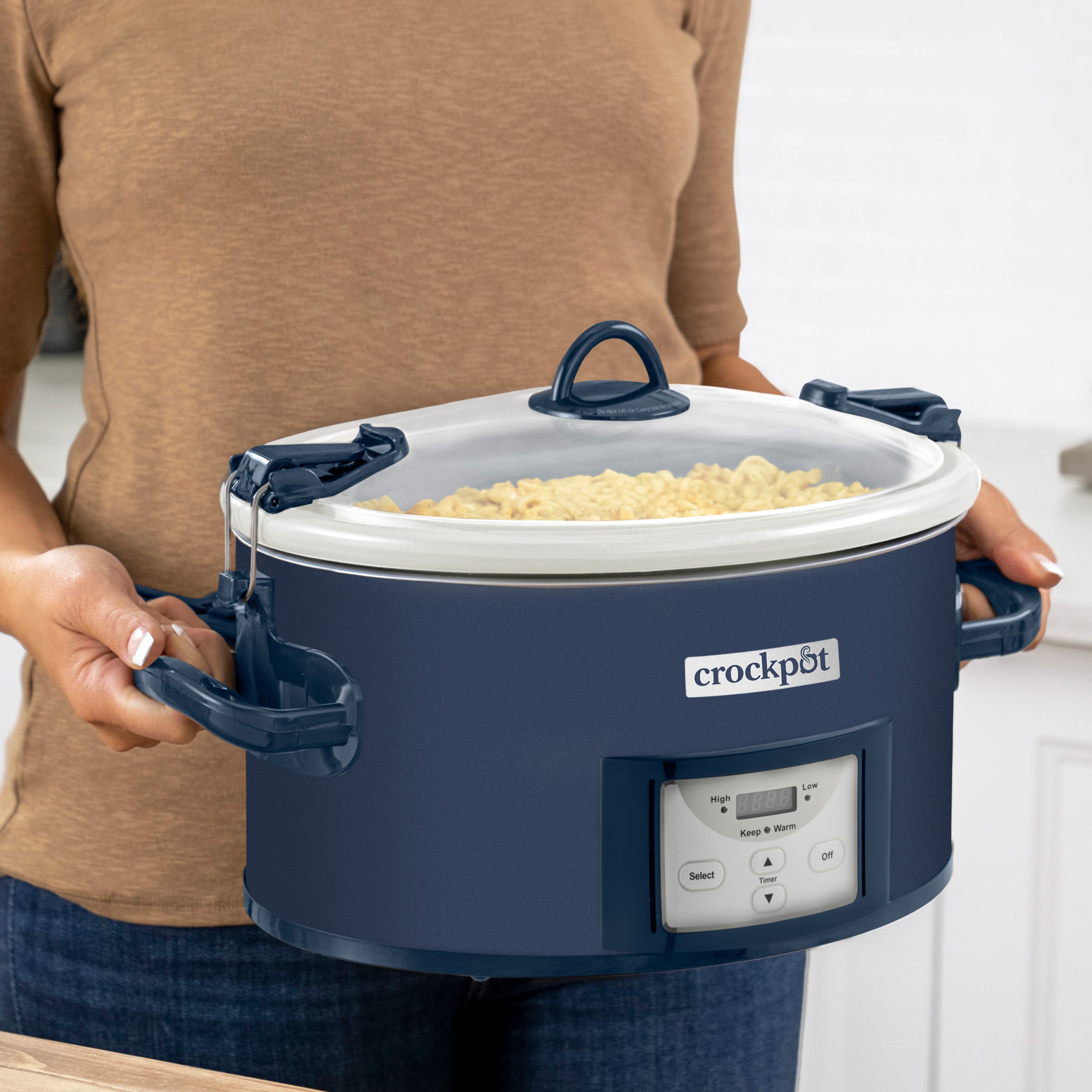 Crock-Pot® Design Series 7-Quart Cook & Carry Slow Cooker, Poseidon | Programmable Slow Cooker with Locking Lid - Image 4