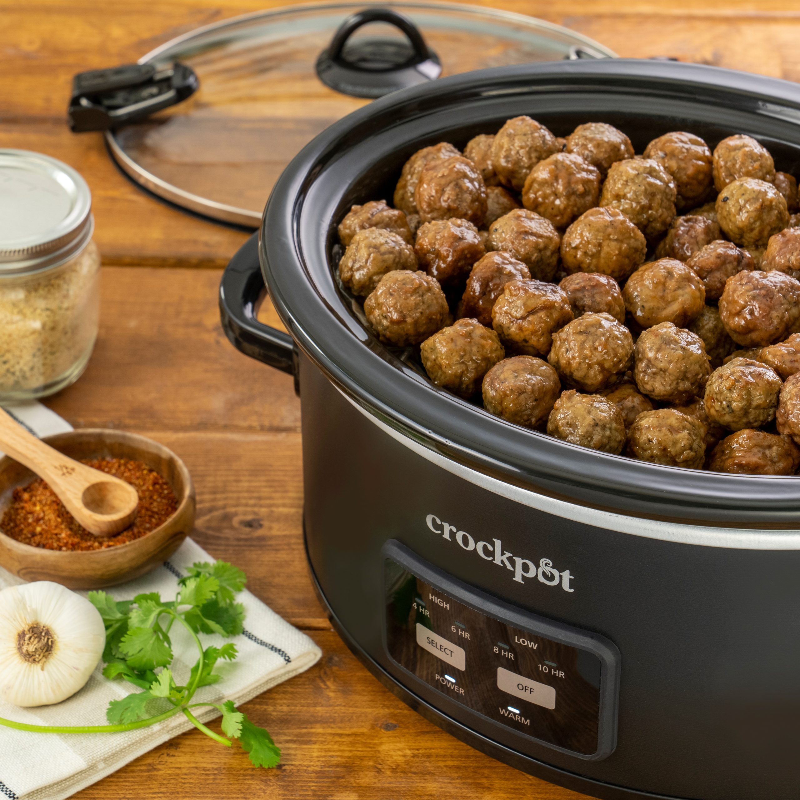 Crock-Pot® One-Touch Control 6-Quart Cook & Carry Slow Cooker, Matte Black - Image 9