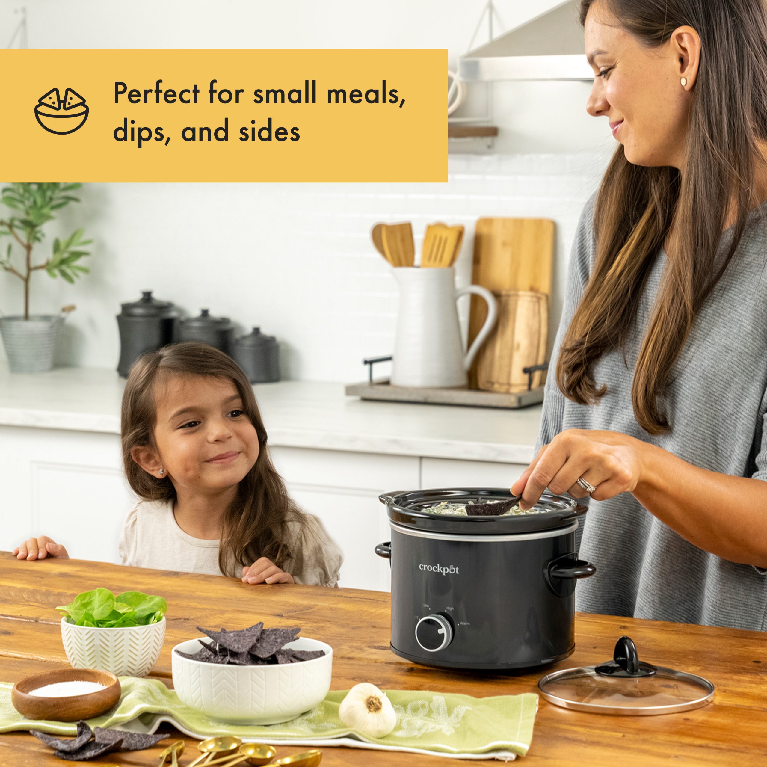 Crock-Pot® 2-Quart Classic Slow Cooker, Small Slow Cooker, Black - Image 3