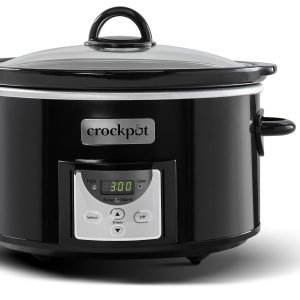 Crock-Pot® 4-Quart Digital Countdown Slow Cooker, Black