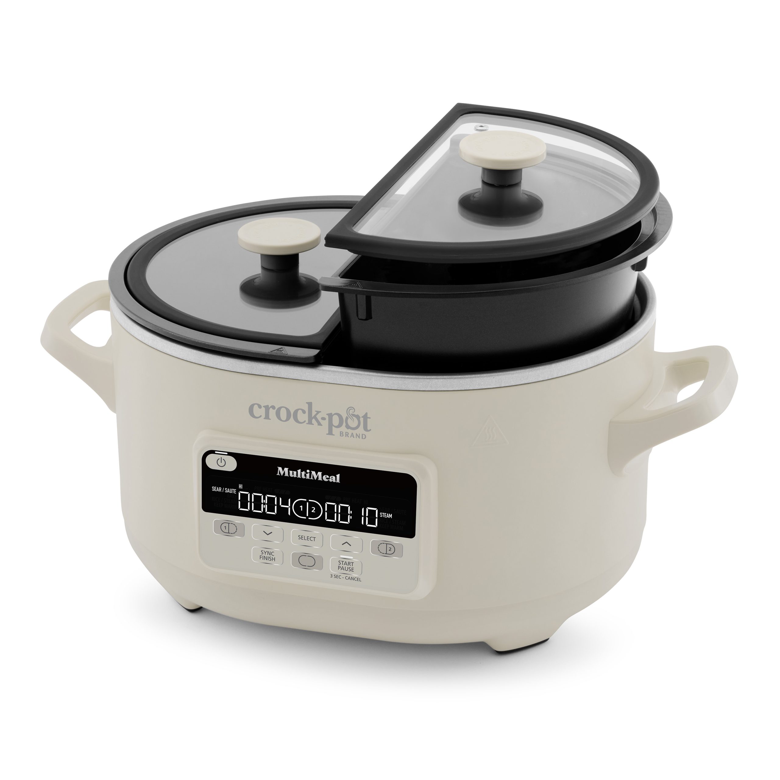 Crock-Pot® MultiMeal Multicooker and Programmable Slow Cooker, With Extra 8-Qt. Cooking Pot, Oat Milk