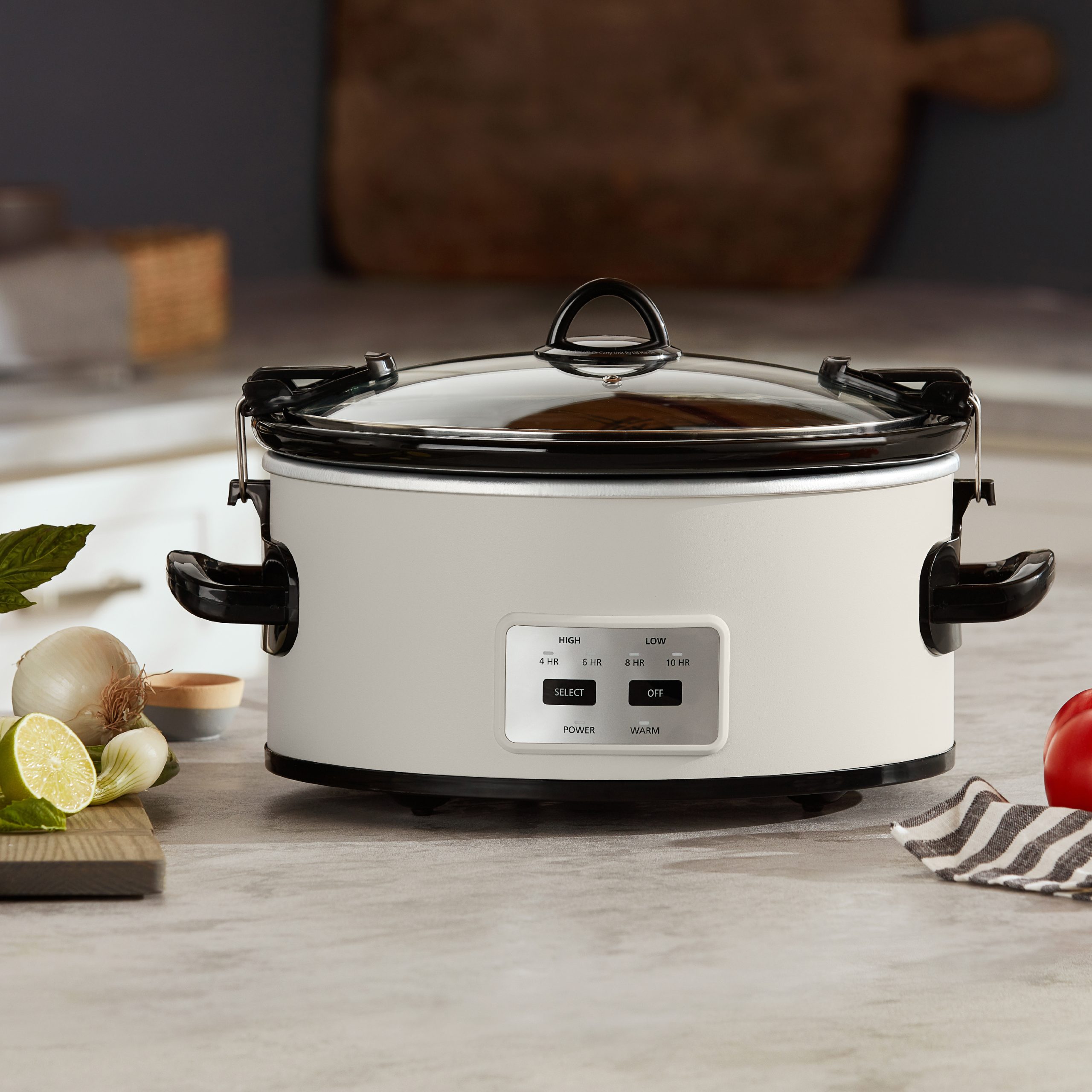 Crock-Pot® Manual 6-Quart Cook & Carry® Slow Cooker, Silver - Image 2