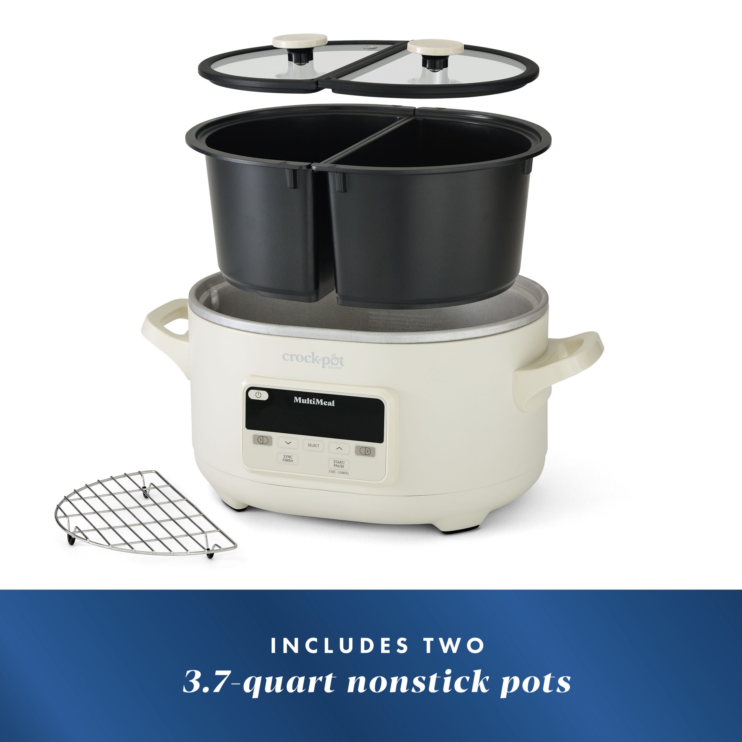 Crock-Pot® MultiMeal Multicooker and Programmable Slow Cooker with Bake Function, Oat Milk - Image 6
